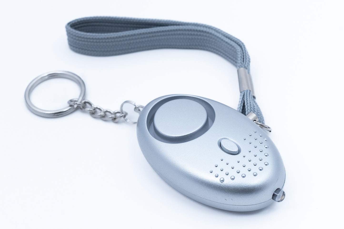 Torch and Alarm keychain