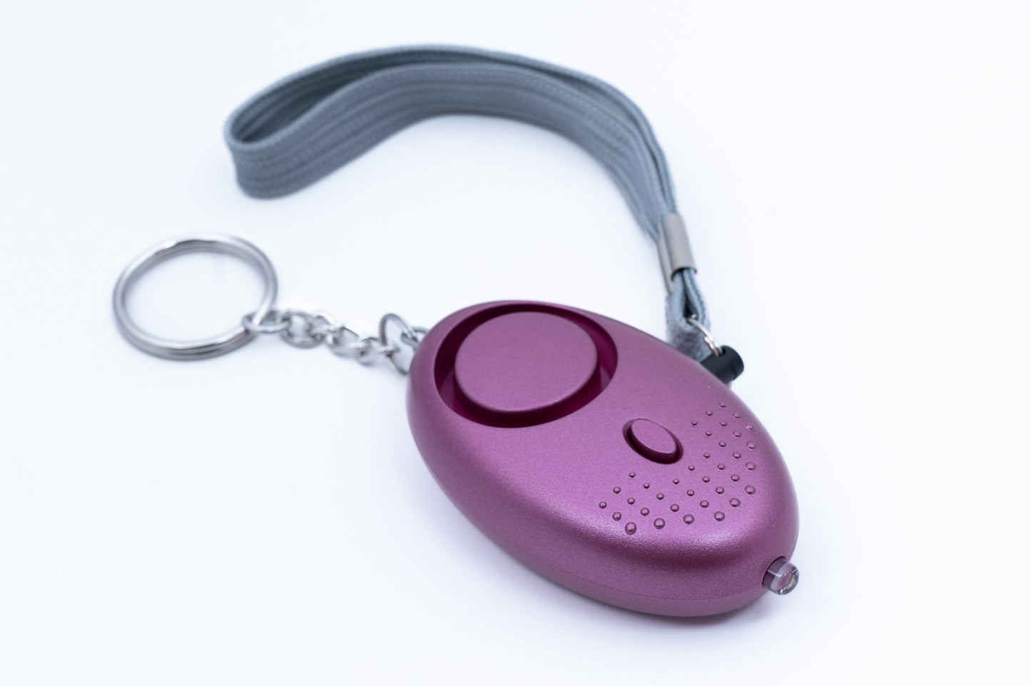 Torch and Alarm keychain